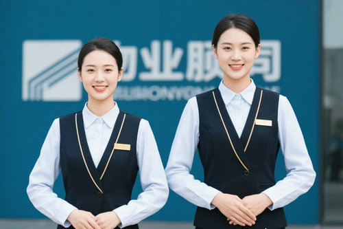 濟(jì)南物業(yè)公司客服工裝一年需要定做幾套